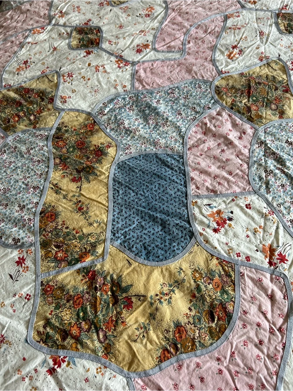 Anthropologie/Urban Outfitters RN 66170 Floral Patchwork Duvet Cover Full/Queen